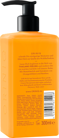 Flüssigseife Thailand Feeling mit Mandelmilch, Orangenblüte & Bambus, 300 ml