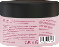 Body Scrub Crème-Olie Scrub Franse Druiven Luxe, 250 g
