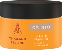 Body Scrub Thailand Feeling Sugar, Argan &amp; Sacha Inchi Olie, 250 g