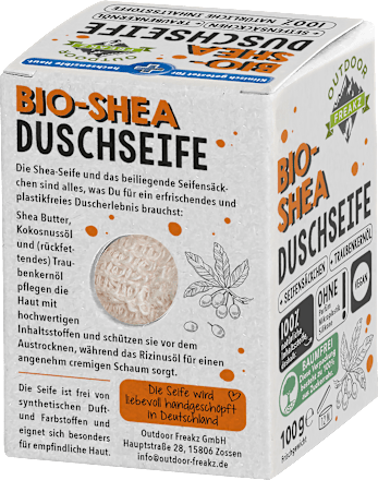 Festes Duschgel Shea, 100 g