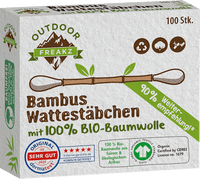 Bamboe wattenstaafjes, 100 stuks
