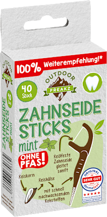 Zahnseidesticks Mint, 40 St