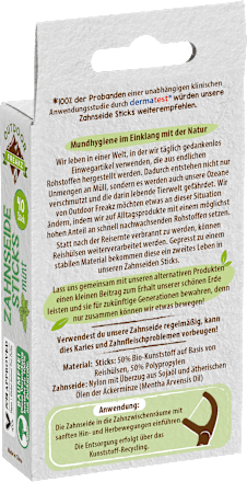 Zahnseidesticks Mint, 40 St