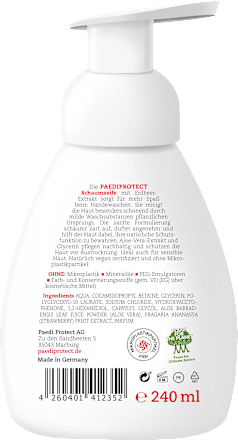 Aardbeienschuimzeep, 240 ml