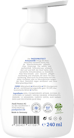 Schaumseife, 240 ml PAEDIPROTECT