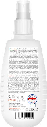 Zonnespray SPF 50+, parfumvrij, 150 ml