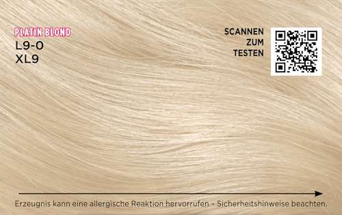 Haarverlichter L9-0/XL9 Platinablond, 1 st