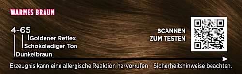 Haarkleur 4-65 Warm Bruin, 1 stuk