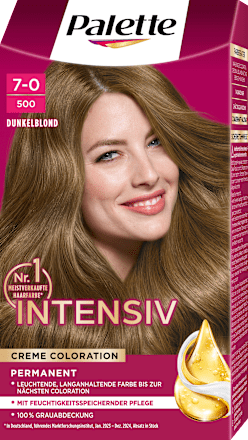 Haarkleur 500/7-0 Donkerblond, 1 stuk