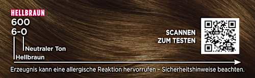 Haarkleur 6-0/600 Lichtbruin, 1 stuk