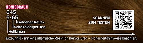Haarkleur 6-65/645 Honingbruin, 1 stuk