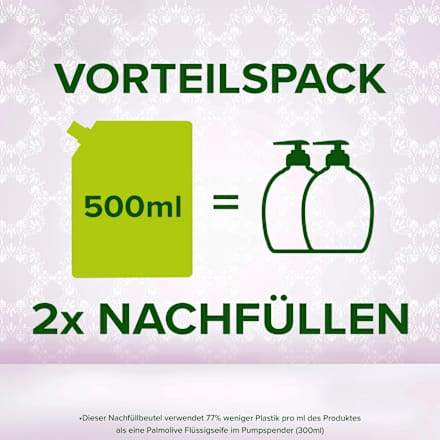 Flüssigseife Lavendel & Bergamotte Nachfüllpack (2x250 ml), 500 ml