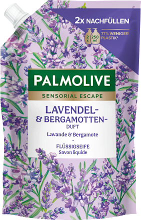 Flüssigseife Lavendel & Bergamotte Nachfüllpack (2x250 ml), 500 ml