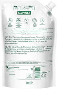 Vloeibare zeep Lavendel &amp; Bergamot navulverpakking (2x250 ml), 500 ml