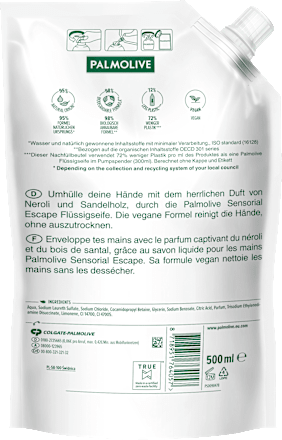 Flüssigseife Neroli & Sandelholz Nachfüllpack, 500 ml