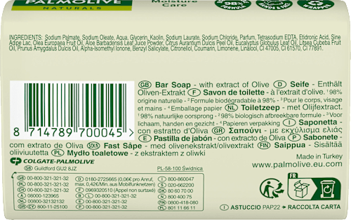 Olijf- en melkzeep, natuurlijk, 90 g