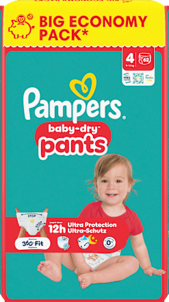 Baby Pants Baby Dry Gr. 4 (9-15 kg) Big Pack, 62 St