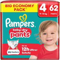 Baby Pants Baby Dry Gr. 4 (9-15 kg) Big Pack, 62 St