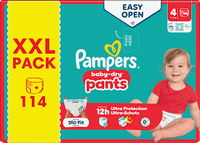 Baby Pants Baby Dry Gr. 4 (9-15 kg) XXL Pack, 114 St