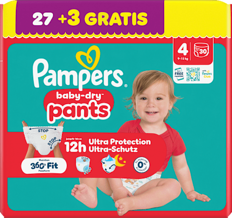 Baby Pants baby-dry Gr. 4 (9-15 kg), 30 St
