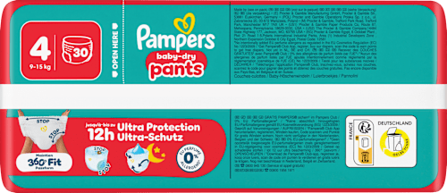 Baby Pants baby-dry Gr. 4 (9-15 kg), 30 St