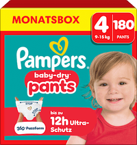 Baby Pants Baby Dry Gr. 4 Maxi (9-15 kg) Monatsbox, 180 St