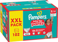 Baby Pants Baby Dry Gr. 5 (11-17 kg) XXL Pack, 102 St