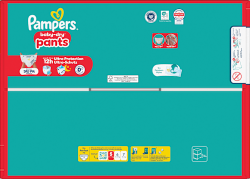 Baby Pants Baby Dry Gr. 5 (11-17 kg) XXL Pack, 102 St