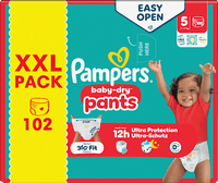 Baby Pants Baby Dry Gr. 5 (11-17 kg) XXL Pack, 102 St
