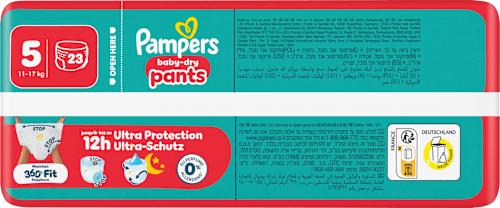 Baby Pants Baby Dry Gr. 5 (11-17 kg), 23 St
