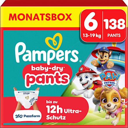 Baby Pants Baby Dry Gr. 6 Extra Large (13-19 kg) Limited Edition Paw Patrol Monatsbox, 138 St