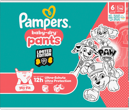 Baby Pants Baby Dry Gr. 6 Extra Large (13-19 kg) Limited Edition Paw Patrol Monatsbox, 138 St