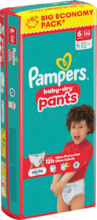 Baby Pants Baby Dry Gr. 6 XL (13-19 kg) Big Pack, 50 St