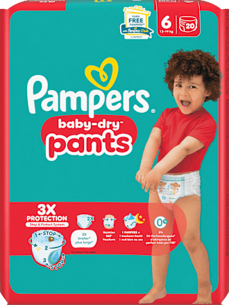 Baby Pants Baby Dry Gr. 6 XL (13-19 kg), 20 St