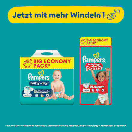 Baby Pants Baby Dry Gr. 7 XL (15+ kg) Big Pack, 42 St