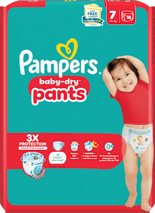 Baby Pants Baby Dry Gr. 7 XL (15+ kg), 18 St