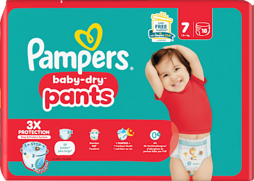 Baby Pants Baby Dry Gr. 7 XL (15+ kg), 18 St