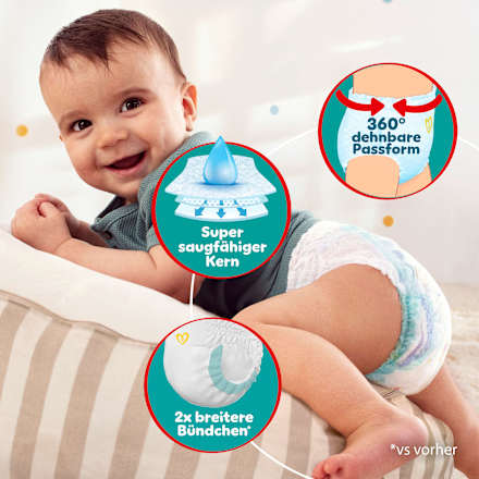 Baby Pants Baby Dry Gr. 8 Extra Large (17+ kg) Monatsbox, 117 St