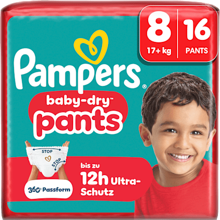Baby Pants baby-dry Gr. 8 XL (17+ kg), 16 St