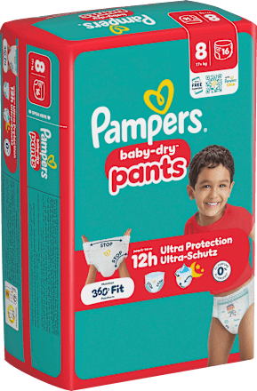 Baby Pants baby-dry Gr. 8 XL (17+ kg), 16 St