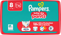 Baby Pants baby-dry Gr. 8 XL (17+ kg), 16 St