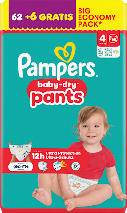 Baby Pants Gr. 4 (9-15 kg) Big Economy Pack, 68 St