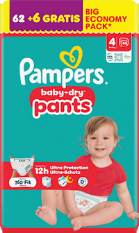 Baby Pants Gr. 4 (9-15 kg) Big Economy Pack, 68 St