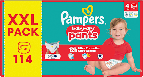 Baby Pants Gr. 4 (9-15 kg) XXL Pack, 114 St