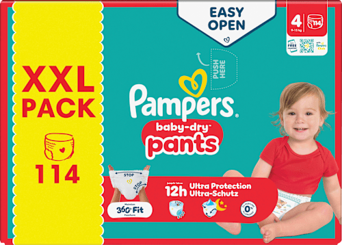 Baby Pants Gr. 4 (9-15 kg) XXL Pack, 114 St