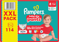 Baby Pants Gr. 4 (9-15 kg) XXL Pack, 114 St