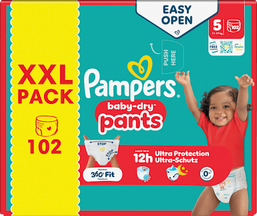 Baby Pants Gr. 5 (11-17 kg) XXL Pack, 102 St