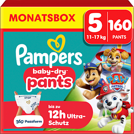 Baby Pants Gr. 5 Junior (11-17 kg) Limited Edition Paw Patrol Monatsbox, 160 St
