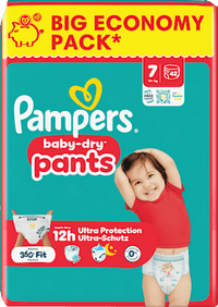 Baby Pants Gr. 7 XL (15+ kg) Big Pack, 42 St