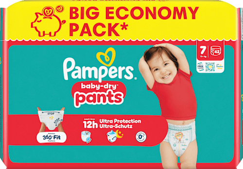 Baby Pants Gr. 7 XL (15+ kg) Big Pack, 42 St